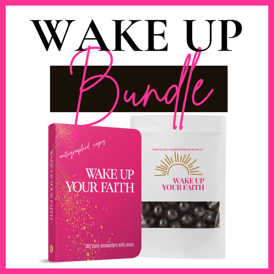 Wake Up Your Faith Autographed Devotional + Espresso Beans Gift Set